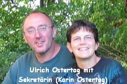 Ulrich Ostertag mit  Sekretrin (Karin Ostertag)