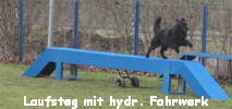 Laufsteg mit hydr. Fahrwerk