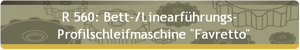 R 560: Bett-/Linearfhrungs- 
      Profilschleifmaschine 